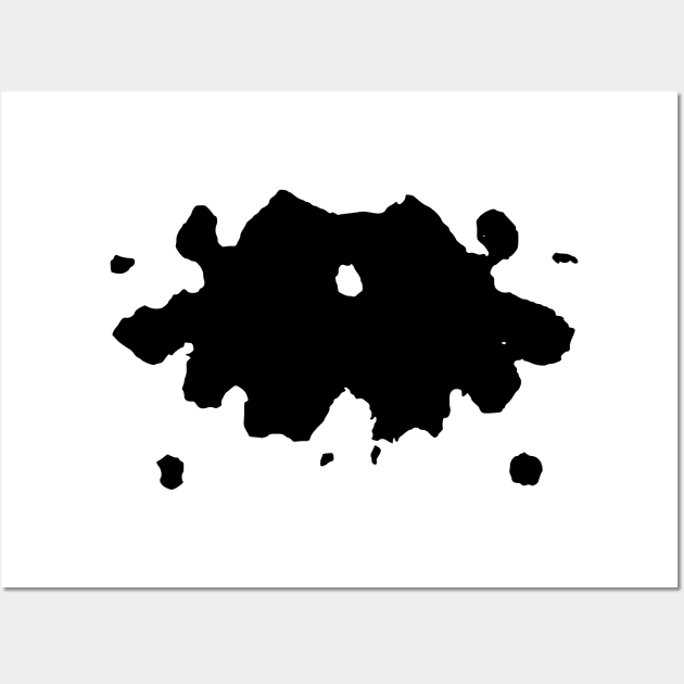 Rorschach's Blob Wall Art by xam